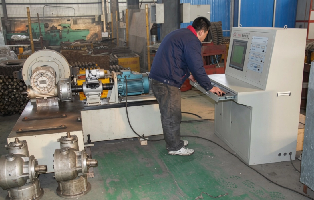 Quality control laboratory — CMM measurement and gear tooth inspection